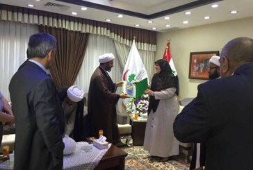 لجنة الإرشاد والتعبئة للدفاع عن عراق المقدسات التابعة للعتبة العلوية المقدسة تكرّم وزيرة الصحة لجهودها الاستثنائية في دعم اللجنة