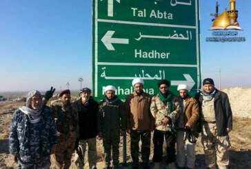 مبلغو لجنة الإرشاد والتعبئة يزورون محور تلعفر وتل عبطة غربي الموصل ويوصلون دعاء وسلام المرجعية مع دعمهم اللوجستي للمقاتلين