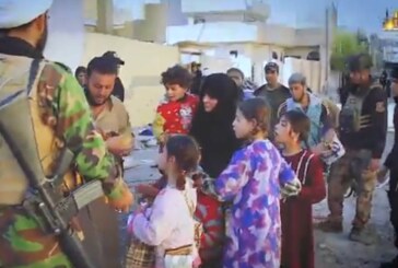 بالفديو .. اغاثة النازحين في الموصل من قبل مبلغي لجنة الارشاد والتعبئة