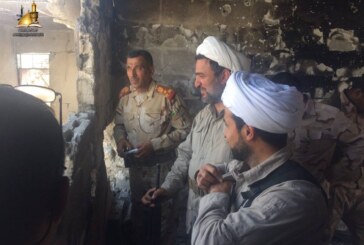 مبلغو لجنة الإرشاد في محور الموصل يشاركون أبطال الفرقة/16 في  طي صفحة “داعش” في الموصل القديمة، ويقدمون دعمهم للمقاتلين وسلام ودعاء المرجعية العليا