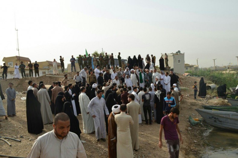 باشراف لجنة الارشاد والتعبئة.. قافلة الدعم اللوجستي لأهالي النجف الاشرف تصل سامراء لتقديم الدعم اللوجستي لأبناء الحشد الشعبي في سامراء