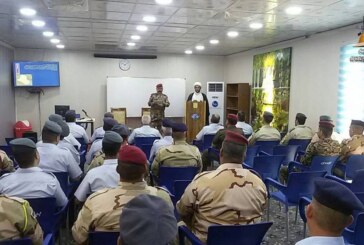 لجنة الإرشاد والتعبئة تُكرم طياري وقادة الوحدات في قاعدة محمد علاء الجوية لجهدهم الاستثنائي لدحر الإرهاب ونقل سلام ودعاء المرجعية الدينية