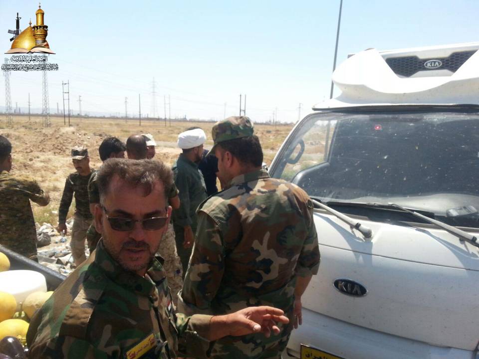 مبلغو لجنة الإرشاد يشرفون على حملة الإمام الباقر (ع) للدعم اللوجستي لقوات الحشد الشعبي في محافظتي صلاح الدين ونينوى