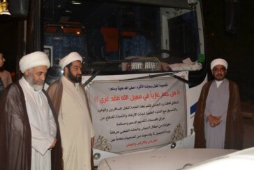 لجنة الإرشاد تستقبل تبرعات موظفي الشركة العامة لنقل المسافرين للمرابطين في ساحات الجهاد