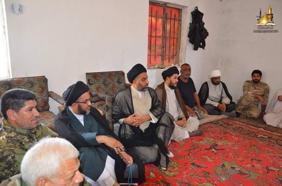 امتثالا لتوصيات المرجعية العليا وبإشراف لجنة الإرشاد .. قافلة ساقي عطاشى كربلاء من بغداد تقدم دعمها اللوجستي للمرابطين في جبال حمرين في محافظة صلاح الدين