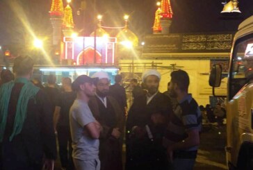 اهتمام كبير من قبل زوار مرقد الامامين الكاظمين عليهما السلام بمعرض نشاطات لجنة الارشاد والتعبئة المقام في العتبة الكاظمية المقدسة