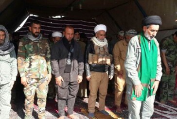 مبلغو الحوزة العلمية في لجنة الارشاد ينقلون سلام ودعاء المرجعية لقوات لحشد الشعبي في قضاء الحضر ويطلعون على استعداداتهم لخوض معركة تحرير ما تبقى من صحراء الجزيرة شمال غرب العراق