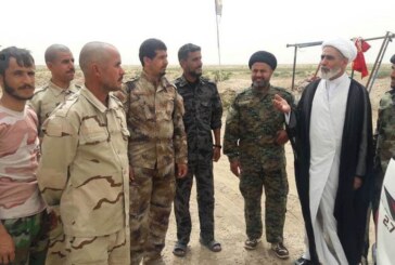 مبلغو الحوزة العلمية في لجنة الارشاد والتعبئة للدفاع عن عراق المقدسات في محور سامراء يزورون قاطع “مطيبيجة”، وينقلون سلام ووصايا وتوجيهات مرجعيتهم الدينية لمتطوعي فرقة العباس (عليه السلام) القتالية