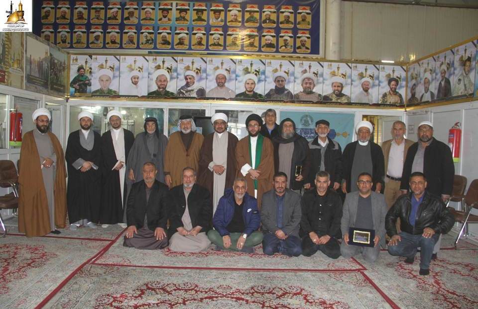 لجنة الإرشاد والتعبئة تكرم مواكب الدعم اللوجستي من بركات أمير المؤمنين (صلوات الله وسلامه عليه) لتواصلهم بدعم قواتنا الامنية والحشد الشعبي الأبطال